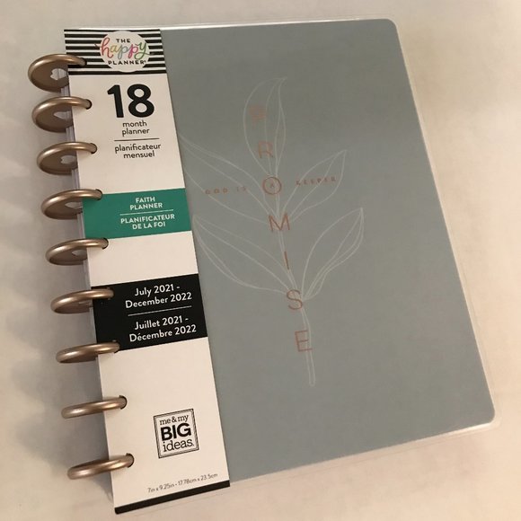 The Happy Planner Classic "God is a Promise Keeper" 18 month Faith Planner - Picture 3 of 13